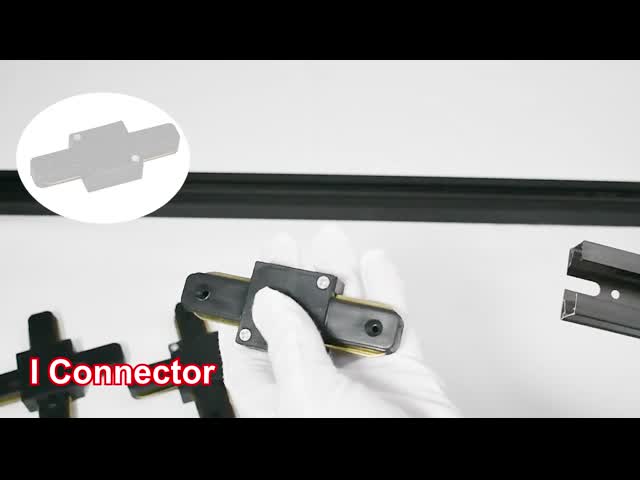 Алюминий рельсового пути фары магазина одежды 2 проводов сгустил видео