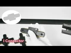 Алюминий рельсового пути фары магазина одежды 2 проводов сгустил video