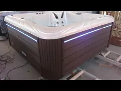 Baños de baño de mármol blanco 1300L Baños de baño de acrílico Baños de baño de acrílico Balboa sistema de jacuzzi