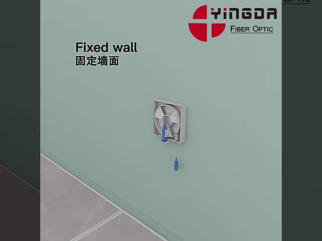 FTTH Indoor ABS 1 Core SC Adapter Invisible Fiber Optic Box Стенный выход видео