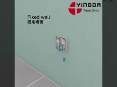 FTTH Indoor ABS 1 Core SC Adapter Invisible Fiber Optic Box Стенный выход video