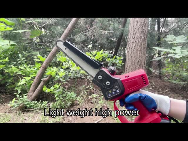 Бесшнуровая безщеточная цепная пила силы Handheld батареи 8 дюймов использующее энергию