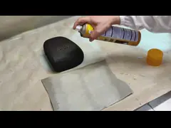 Украшающ прилипатель драпирования автомобиля распылите автомобиль ткани резинового клея внутренний video