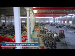 Дизельный 3,5-5,0тонный вилочный погрузчик с приводом на четыре колеса video