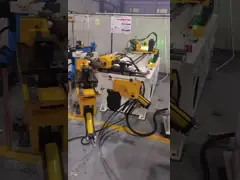 Железная ПВХ квадратная трубная изгибающая машина стальная гидравлическая CNC трубная изгибающая машина с толчком video