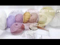 Wool and cashmere blended angora rabbit fur knitting yarn mink yarn for sweater