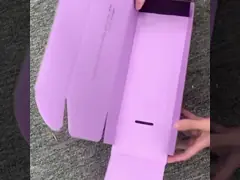 Коробки ОЭМ напечатанные таможней рифленые для квадратной коробки пересылки покупок ювелирных изделий video