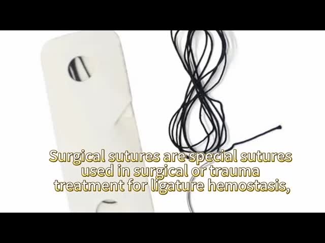 Сутуры стерильного Absorbable моноволокна полипропилена нейлона кетгута равнины метахромового хирургические с иглой видео