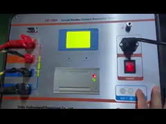 Оборудование для испытаний контактного сопротивления петли тестера автоматического переключателя CRT 100A 200A трехфазное video