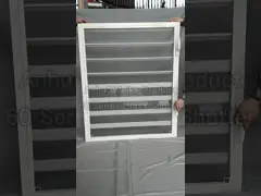 Алюминиевое стеклянное стекло с регулируемой ручкой video