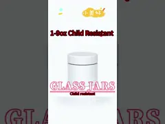 Child Resistant Glass Jar