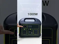 Практически портативная батарея 1000В 600В электростанции для аварийной ситуации перемещения video