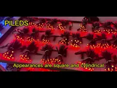 Ws2811 Адресованный светодиодный точечный свет, светодиодные пиксельные свечи для рождественских украшений video