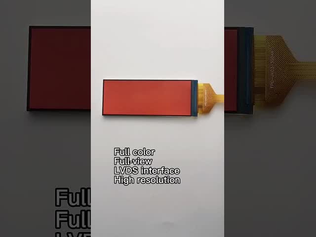 3.13 Inch Touch BAR Tft Lcd , 379x960 Resolution , 12 PINS LVDS Interface IC ST7701S video