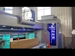 Автоматическая 2,8 м флексо картонная печатная машина изготавливает коробку пиццы video