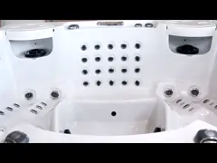 Baños Jacuzzis Spa al aire libre bañera de hidromasaje acrílica Balboa Sistema de masaje bañera de hidromasaje