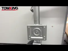 2500lbs 14'' Lift Marine Swivel Trailer Jack With 4'' × 8'' Wheel