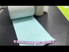 Oilproof Heat Resistance 58gsm Silicone Glassine Release Paper