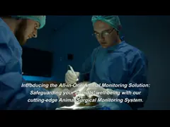 Оборудование медицинской службы терпеливого монитора Bluetooth multi параметра AM6100 ветеринарное video