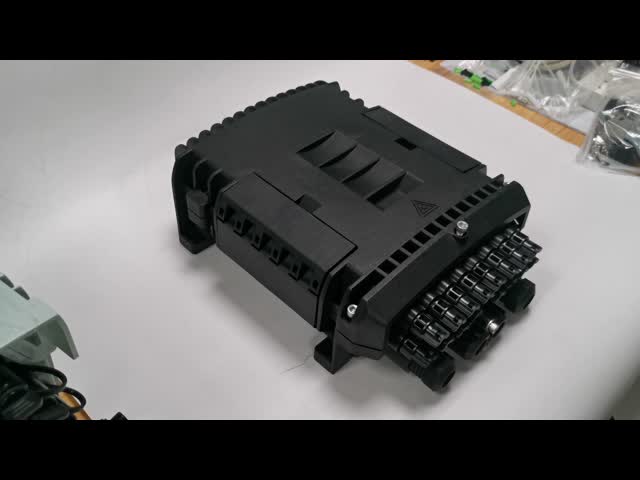 Коробка распределения 16ports на открытом воздухе волокна держателя поляка IP68 оптически для приложения кабеля падения видео