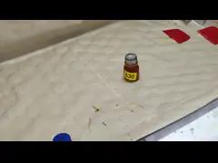 Светлый - прилипатель BS5852 желтых не огнеопасных брызг слипчивый огнезамедлительный video