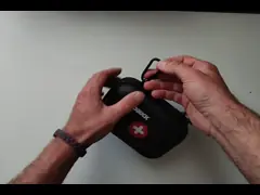 Портативные домашние медицинские поставки бортовой аптечки делают водостойким для аварийной ситуации выживания video