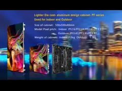 Экран дисплея водоустойчивое портативное IP65 СИД церков P3 на открытом воздухе video