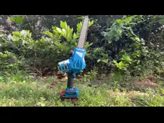 Батареи цепной пилы 8/10 дюймов Woodworking электрический инструмент цепной пилы электрической Handheld использующий энергию бесшнуровой video