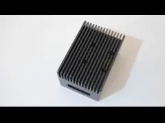 Специальные алюминиевые детали, обработанные с помощью ЧПУ, теплоотводы с анодированием video