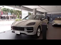 Порше Кайенна 2023 белых автомобиля крыши с окошком Кайенны 3.0T 260kW 353Ps Openable панорамных video