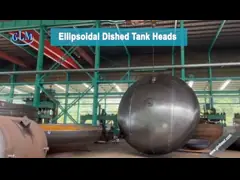 China 1950mm Diameter Pressure Vessel Dished Head With Hydrostatic Test Inspection supplier