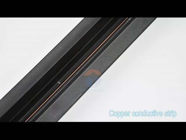 220v高圧LED磁気トラック ライトはアルミニウム1m/1.5m/2mトラック柵を埋め込んだ