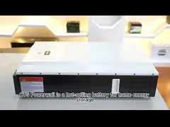 Батареи лития 10kwh хранения держателя стены 48v 100ah 200ah для солнечного video