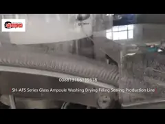 Автоматическая высокоскоростная вертикальная ультразвуковая стеклянная ампула стиральная машина video