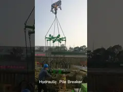 Hydraulic Pile Driving Machine Concrete Pile Crusher Hydraulic Pile Breaker For Excavator