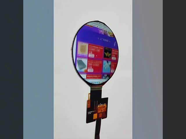 5 Inch Round Tft Lcd Display,  With HDMI Board 1080x1080 50pins MIPI , Driving IC 350c/D