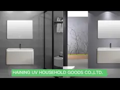 Твердый деревянный шкаф Bathroom тщеты 80*50*48cm Bathroom шифера небольшой установленный стеной video
