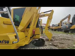 Komatsu PC110 Использованное оборудование экскаватора Использованные гидравлические экскаваторы с 0.48м3 ведро video