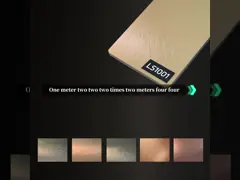 Factory Direct Sales Light Luxury Waterproof Metal Bamboo Charcoal Wood Veneer