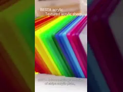 Высокопроницаемые цветные акриловые листы от Mitsubishi PMMA Acrylic video