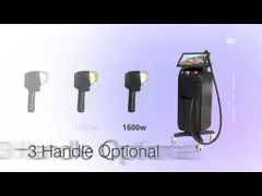 Ледяной титановый безболезненный диодный лазерный эпилятор video