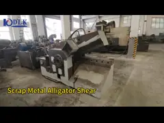 Машина ножниц металла аллигатора вырезывания листа крокодила, ножницы утиля стальной пластины гидравлические video