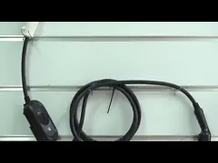 Защита от нагрузки портативной зарядной станции для электромобилей из углеродистой стали типа 2 video