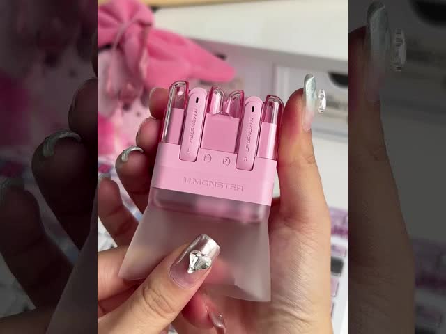 XKT12 Monster TWS Наушники-вкладыши Android с шумоподавлением Половинные наушники-вкладыши видео