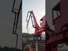 Гидравлический бетонный буммейкер 10м 12м 15м 18м 20м 22м video