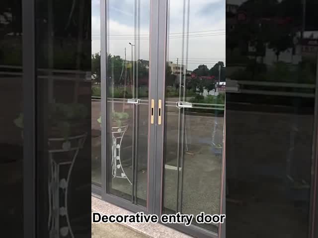 Waterproof Decorative Entry Door Stainless Steel With Hardware And Handle