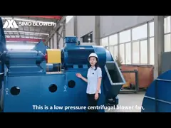 High Power High Pressure Centrifugal Fan 220v 380v 400v Low Airflow