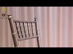 Мягкая картина брызг Chiavari стула Chiavari свадьбы ткани места обедая стулья video