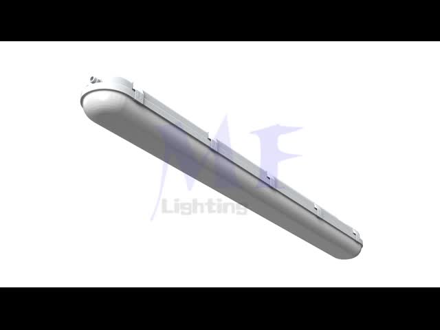 LED IP65 Weatherproof Vapor Tight Lights Long Lifespan For Garage