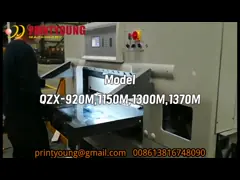 автоматический бумажный автомат для резки 5.5kw с высотой таблицы 930mm передней video